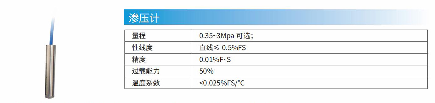 滲壓計滲壓監測站